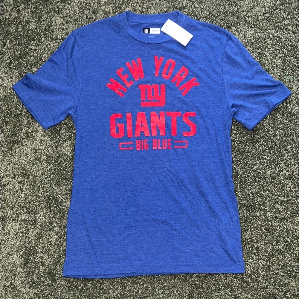 NFL New York Giants Big Blue Team Apparel Blue and red t-Shirt